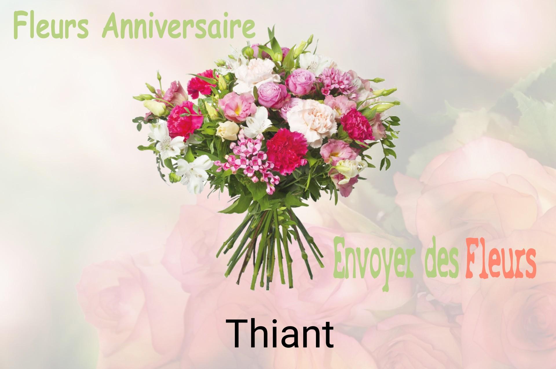 Bouquet de fleurs d’anniversaire livré à Thiant